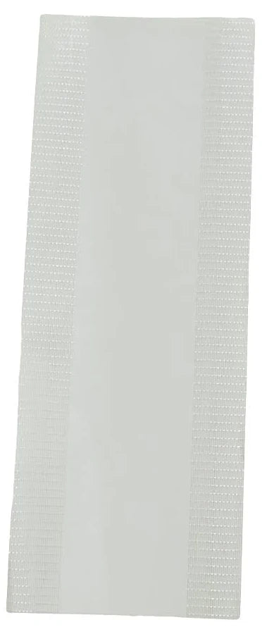 Clear cricket bat anti-scuff sheet with edge tape for bat face protection