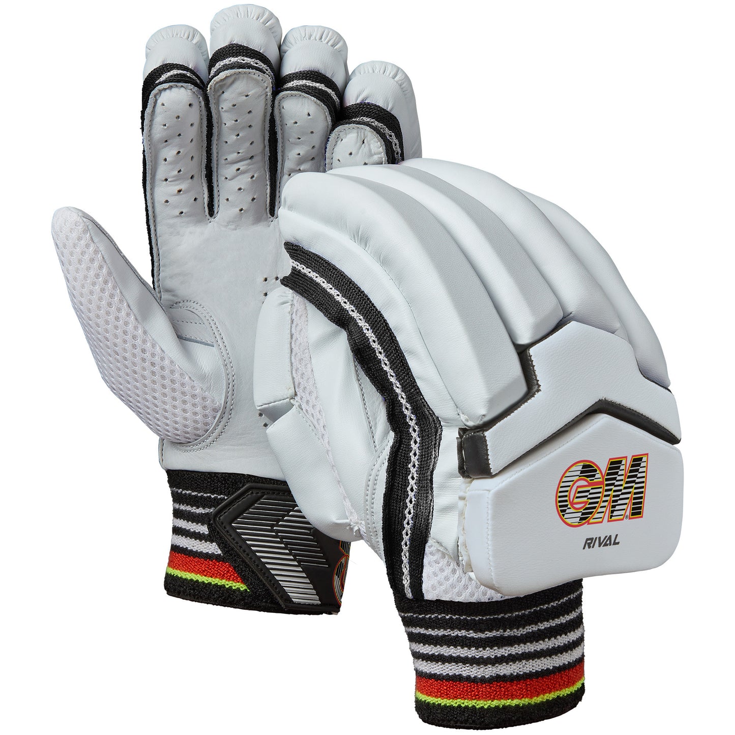 GM Rival batting gloves front and back view