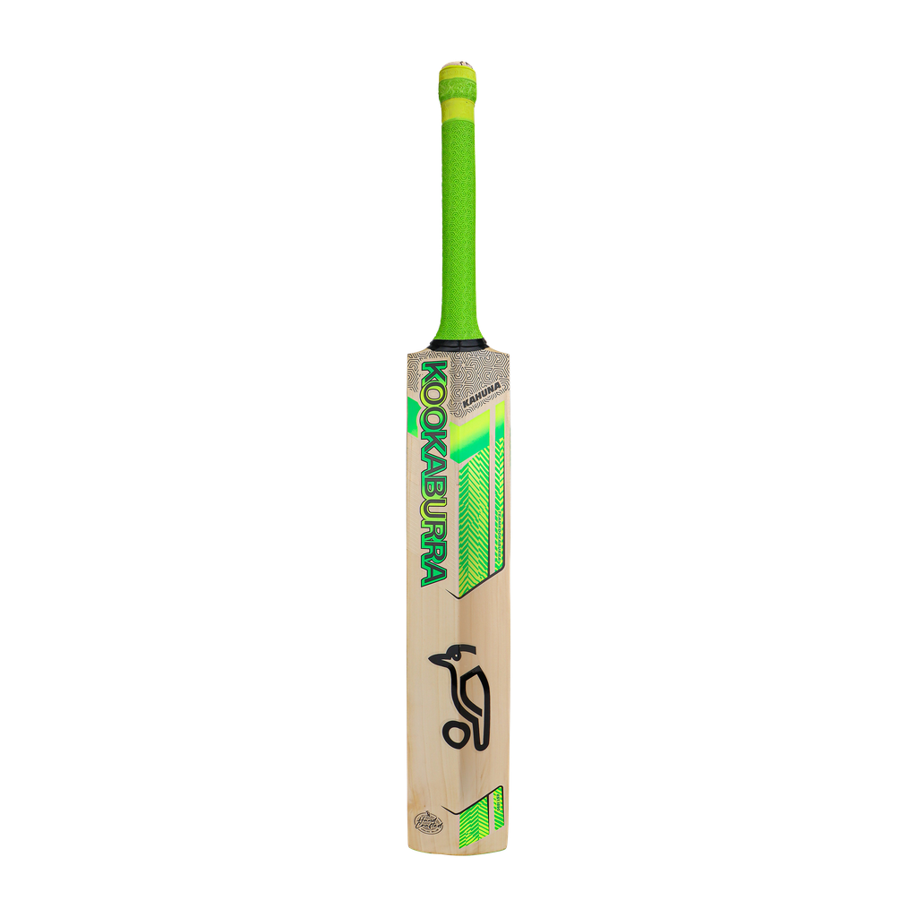 Back view of Kahuna Pro bat showing Kookaburra branding and spine