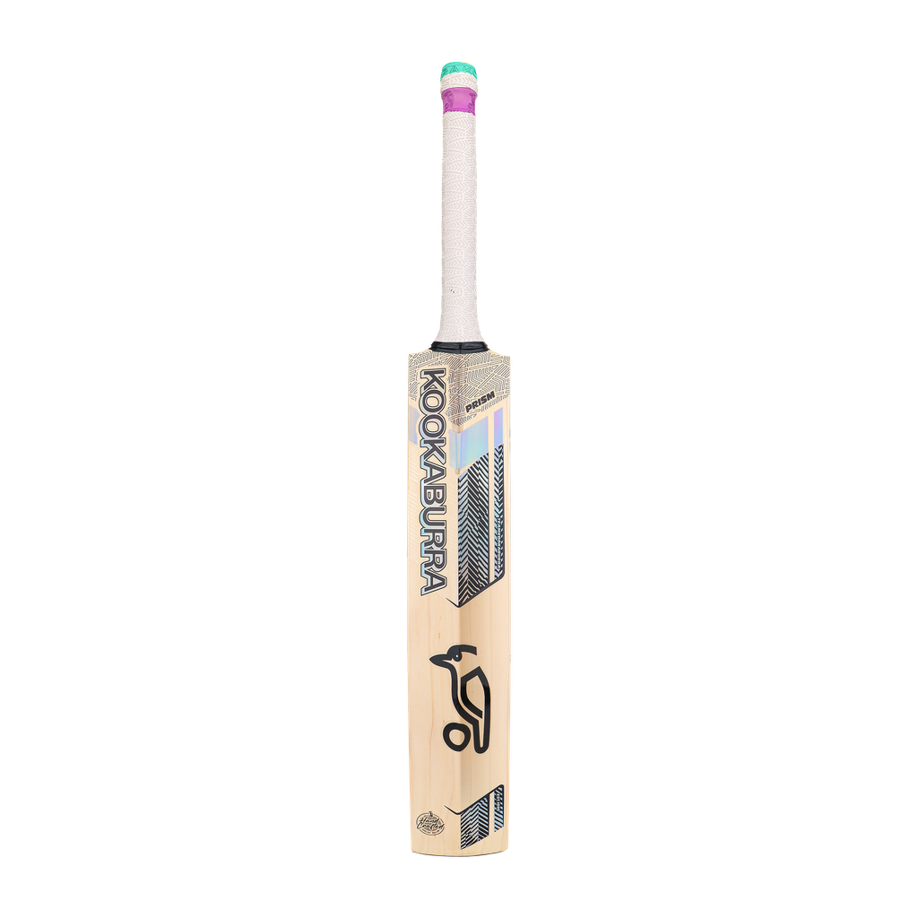Back view showing spine shape and Kookaburra Prizm graphics