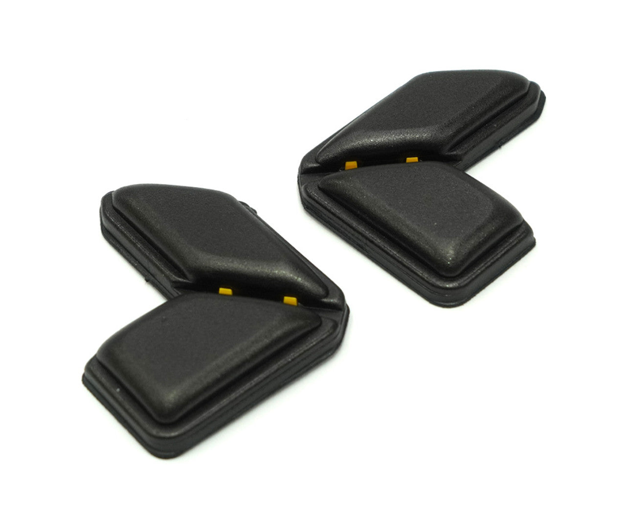 Front view of Masuri spare ear pads set for junior cricket helmets