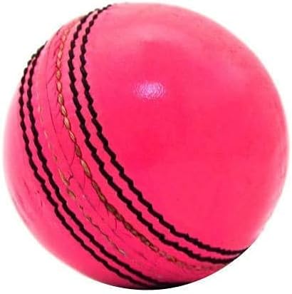 Bat Bros Test Cricket Ball - Red. White. Pink. (Adult).