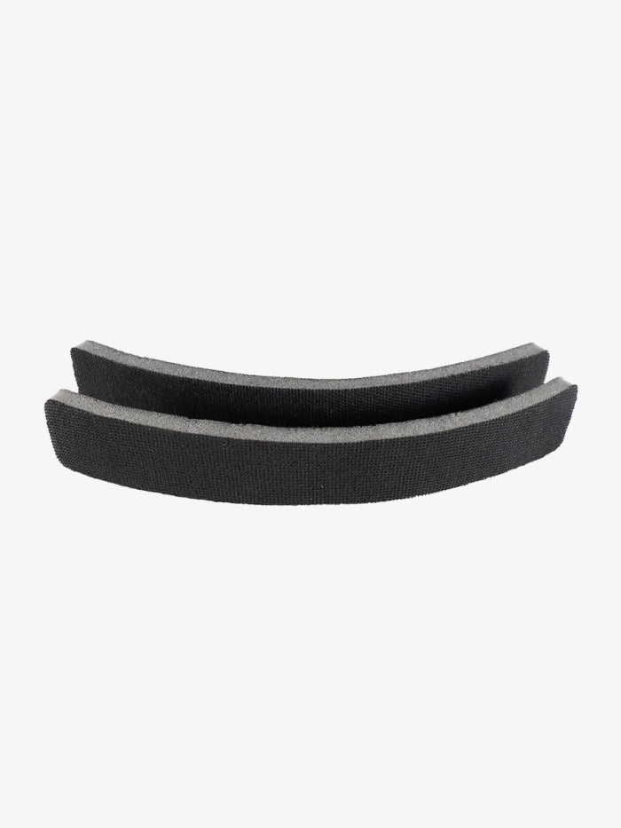 Shrey Rear Cushion Pad in black showing curved replacement cricket helmet padding available in 10mm, 12mm and 14mm thicknesses