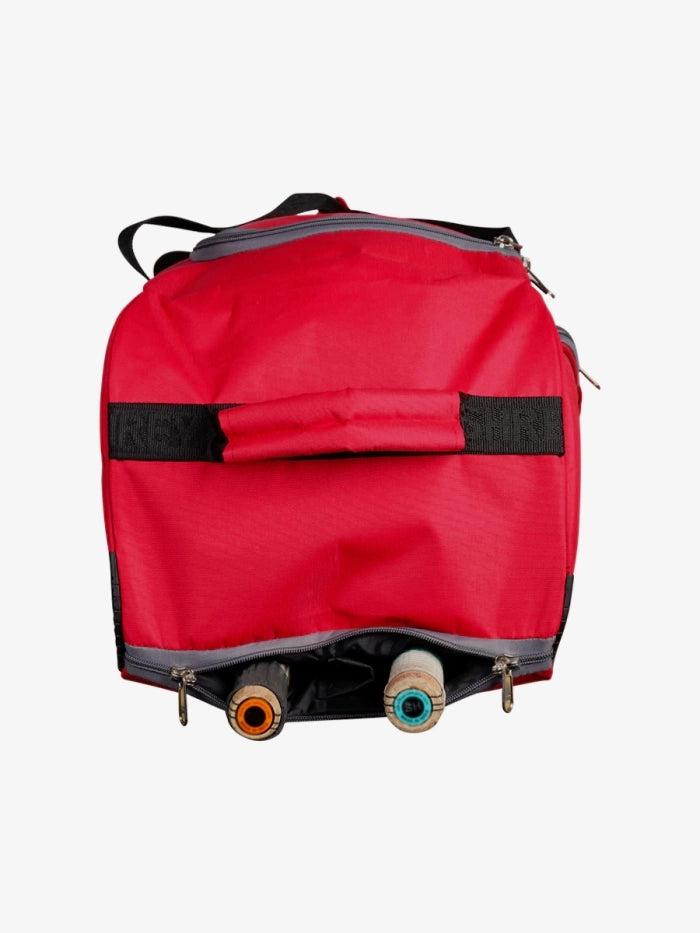 Compact folded view of Shrey Ryder Wheelie for easy transport