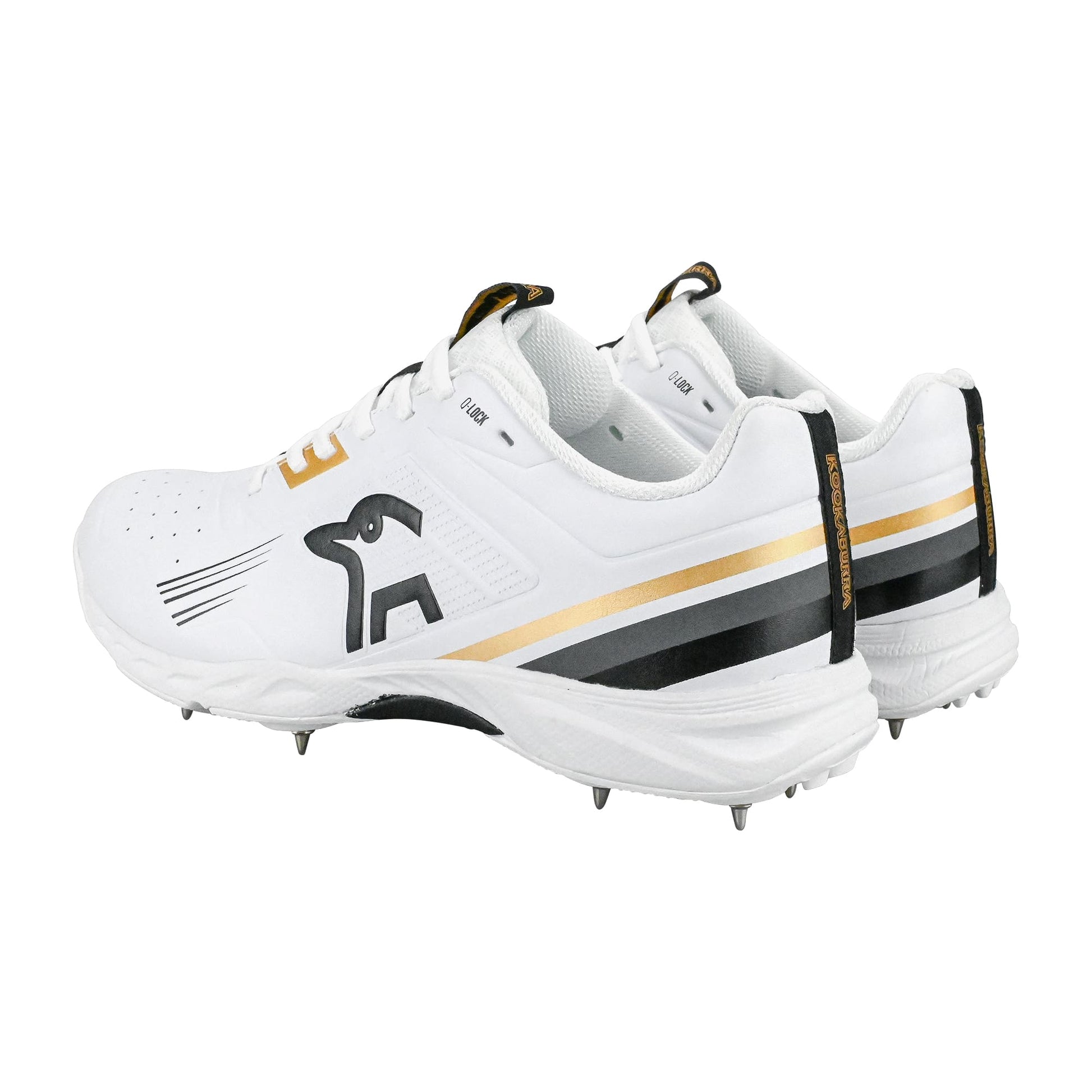 2025 Kookaburra KC 3.0 Spike Cricket Shoes – Gold/Black image 4