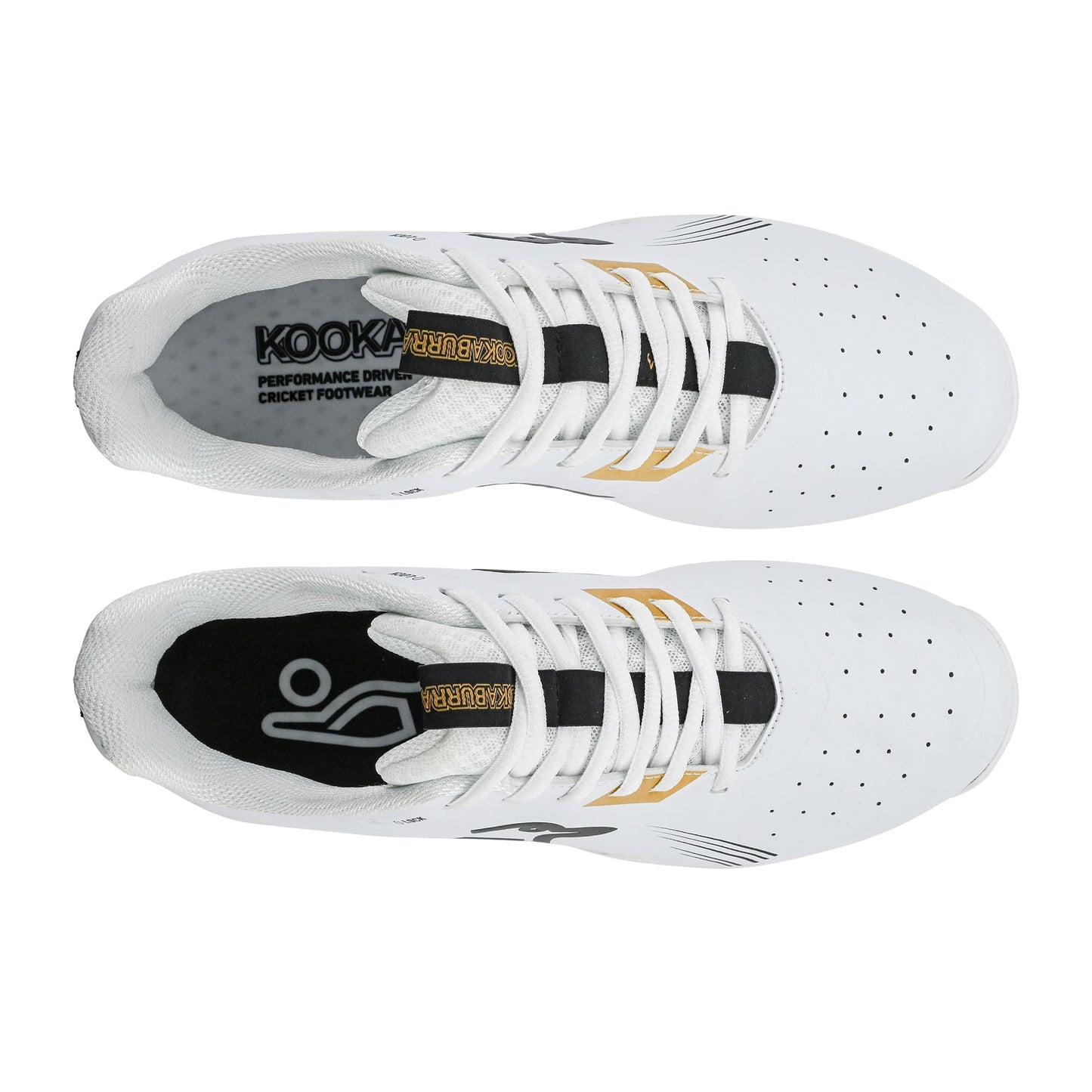 2025 Kookaburra KC 3.0 Spike Cricket Shoes – Gold/Black image 5