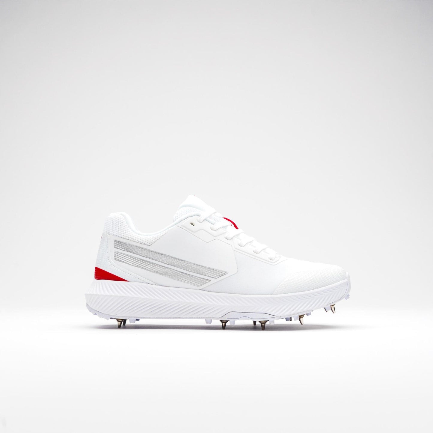 Gray-Nicolls Revo Pro 2.0 Spike Shoes – White/Red image 3
