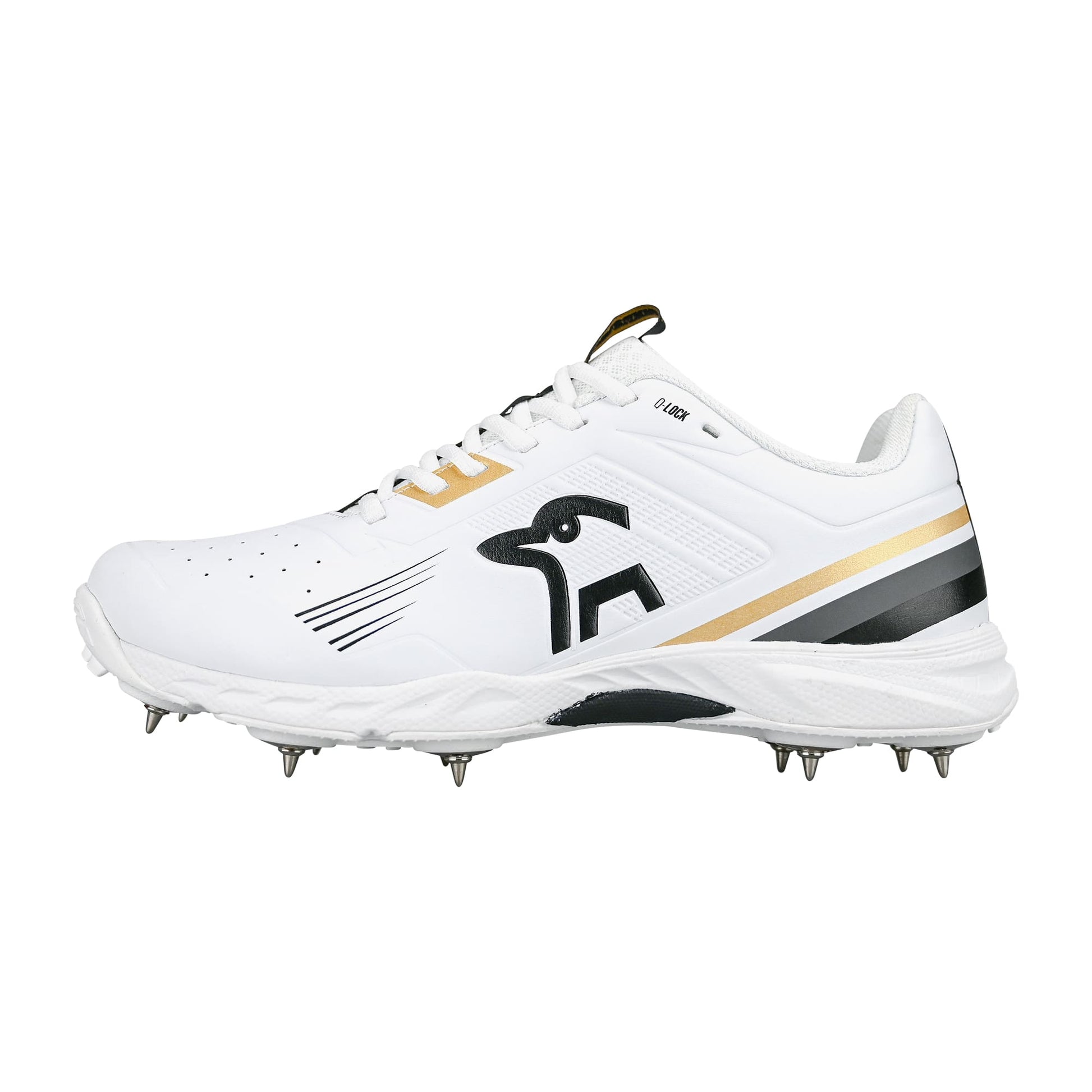 2025 Kookaburra KC 3.0 Spike Cricket Shoes – Gold/Black image 6