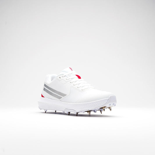 Gray-Nicolls Revo Pro 2.0 Spike Shoes – White/Red image 0