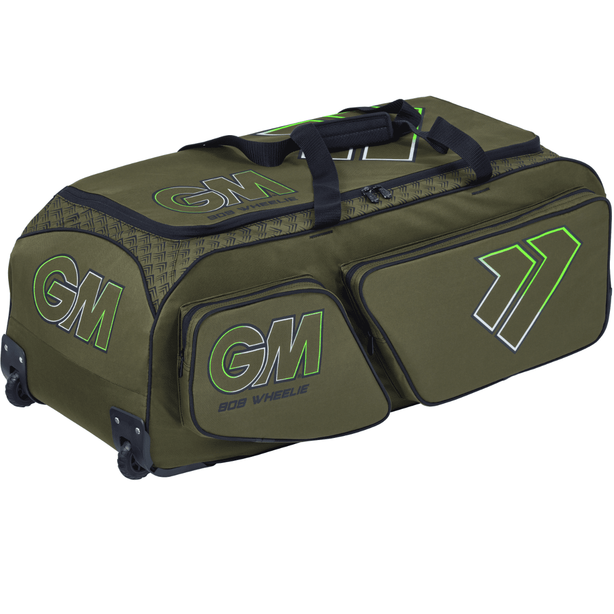 GM Cricket Bag 909 Wheelie Khaki image 1