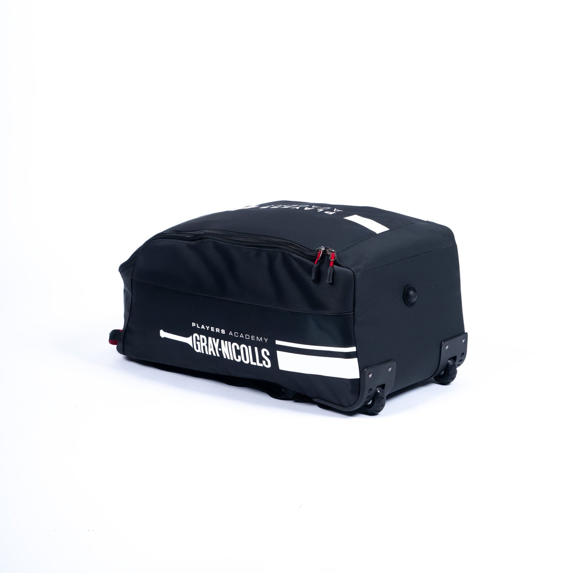 Gray-Nicolls Players Academy Wheelie Duffle Bag – Black ; Blue image 3
