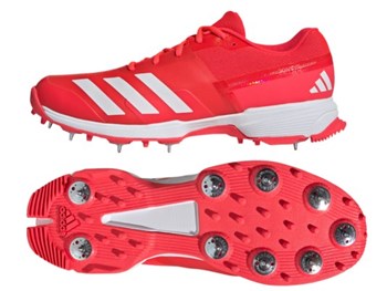 Adidas 22YDS red cricket shoes side profile