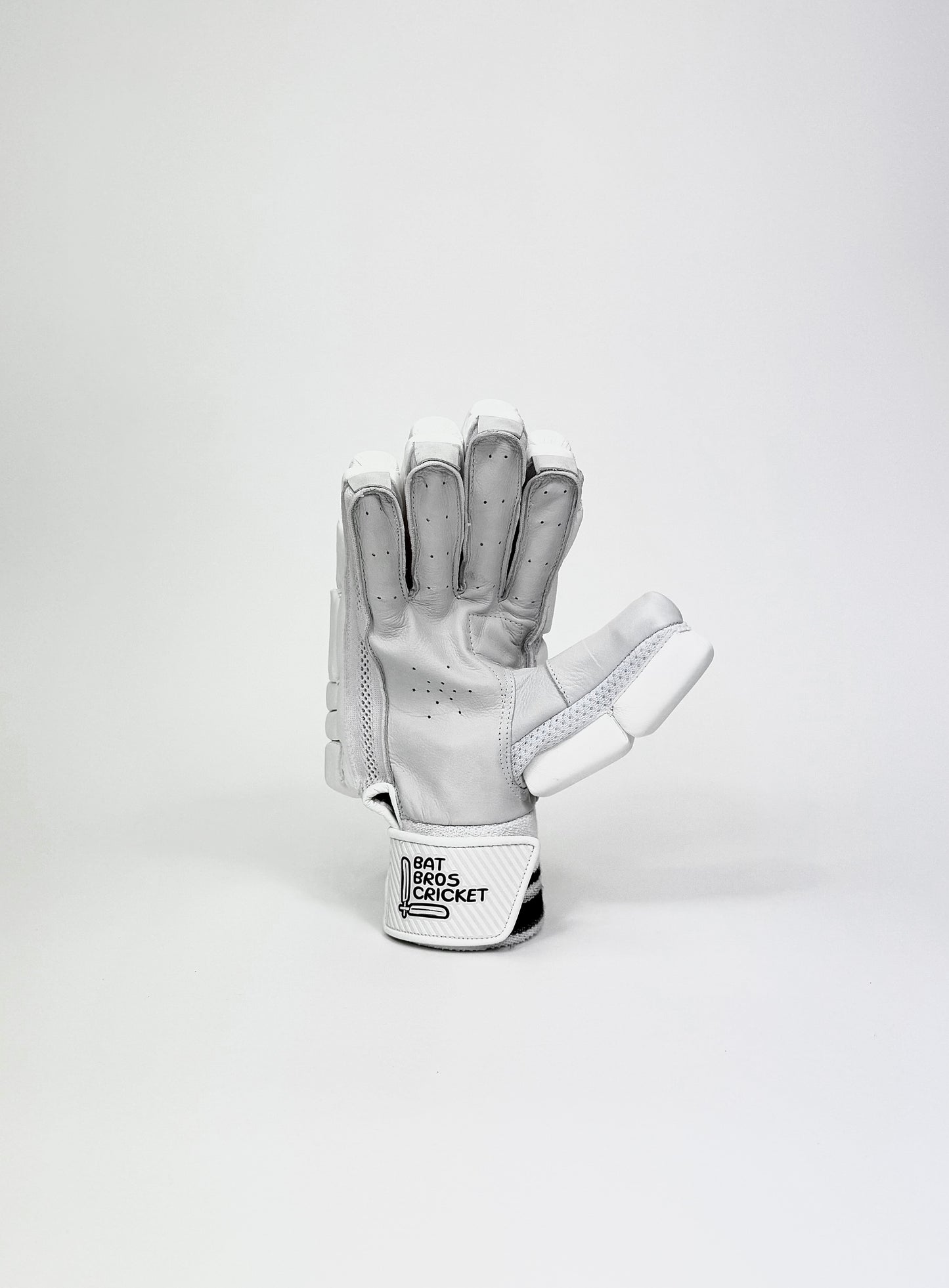 Single Jet Edition glove upright to show palm profile and curvature