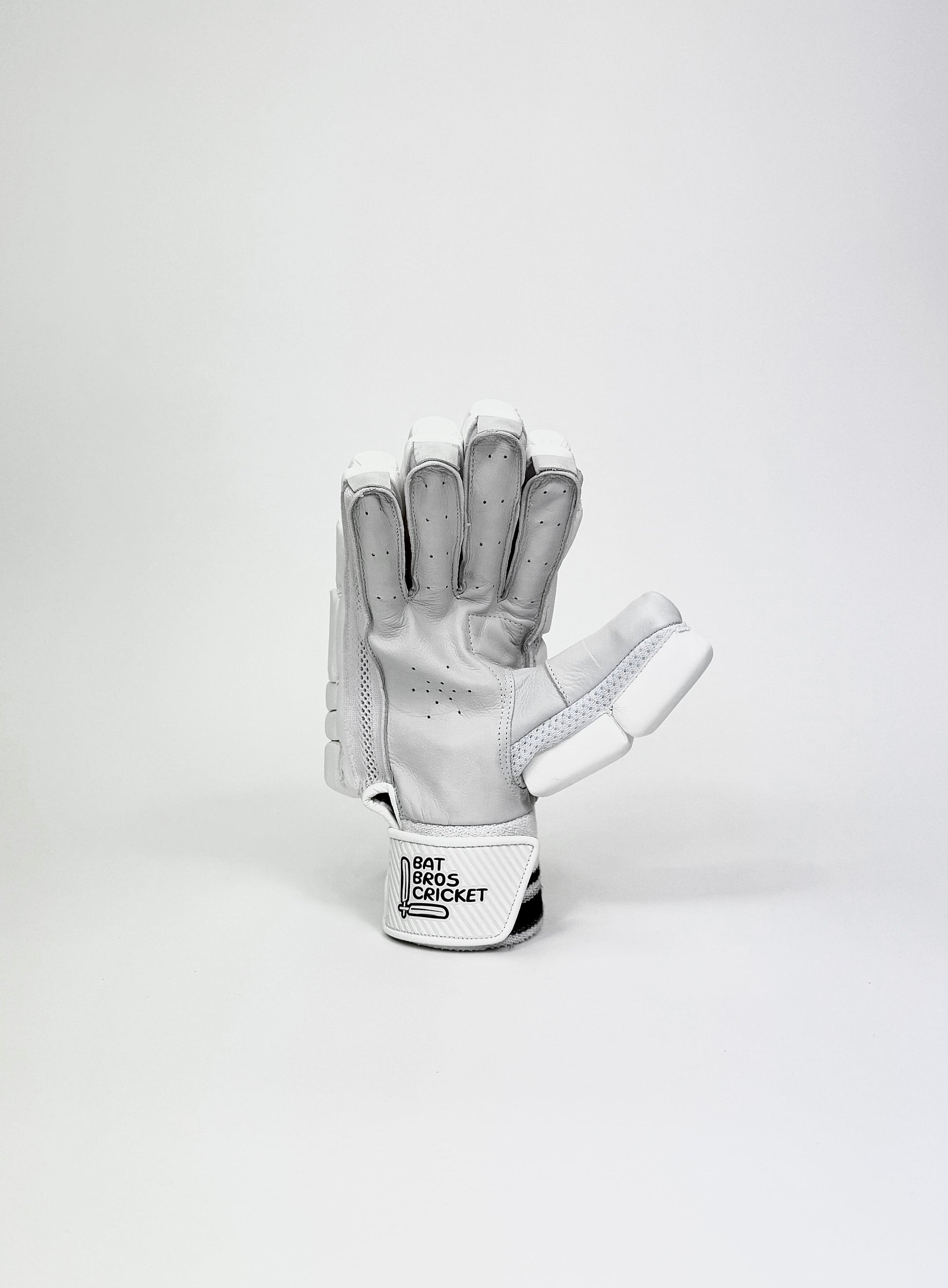 Single Jet Edition glove upright to show palm profile and curvature