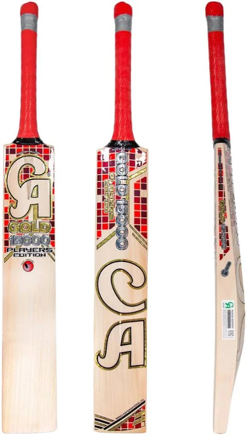 CA Gold 15000 Players Edition cricket bat front view