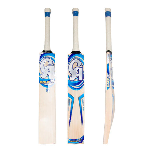 CA Gold 17 English willow cricket bat front view