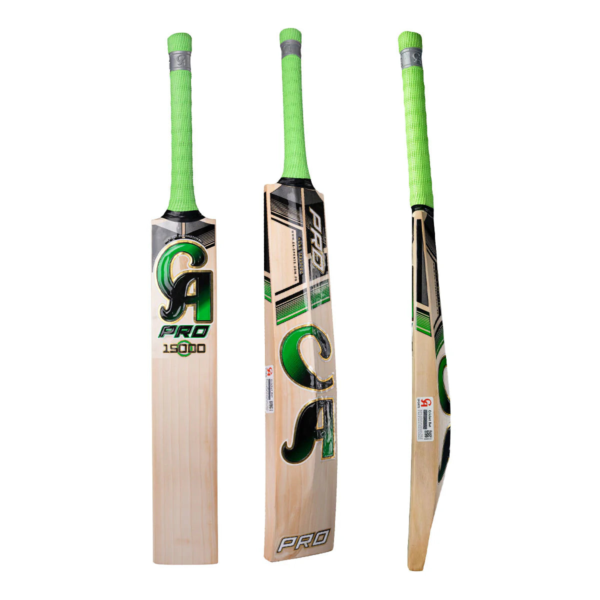 CA Pro 15000 cricket bat front view