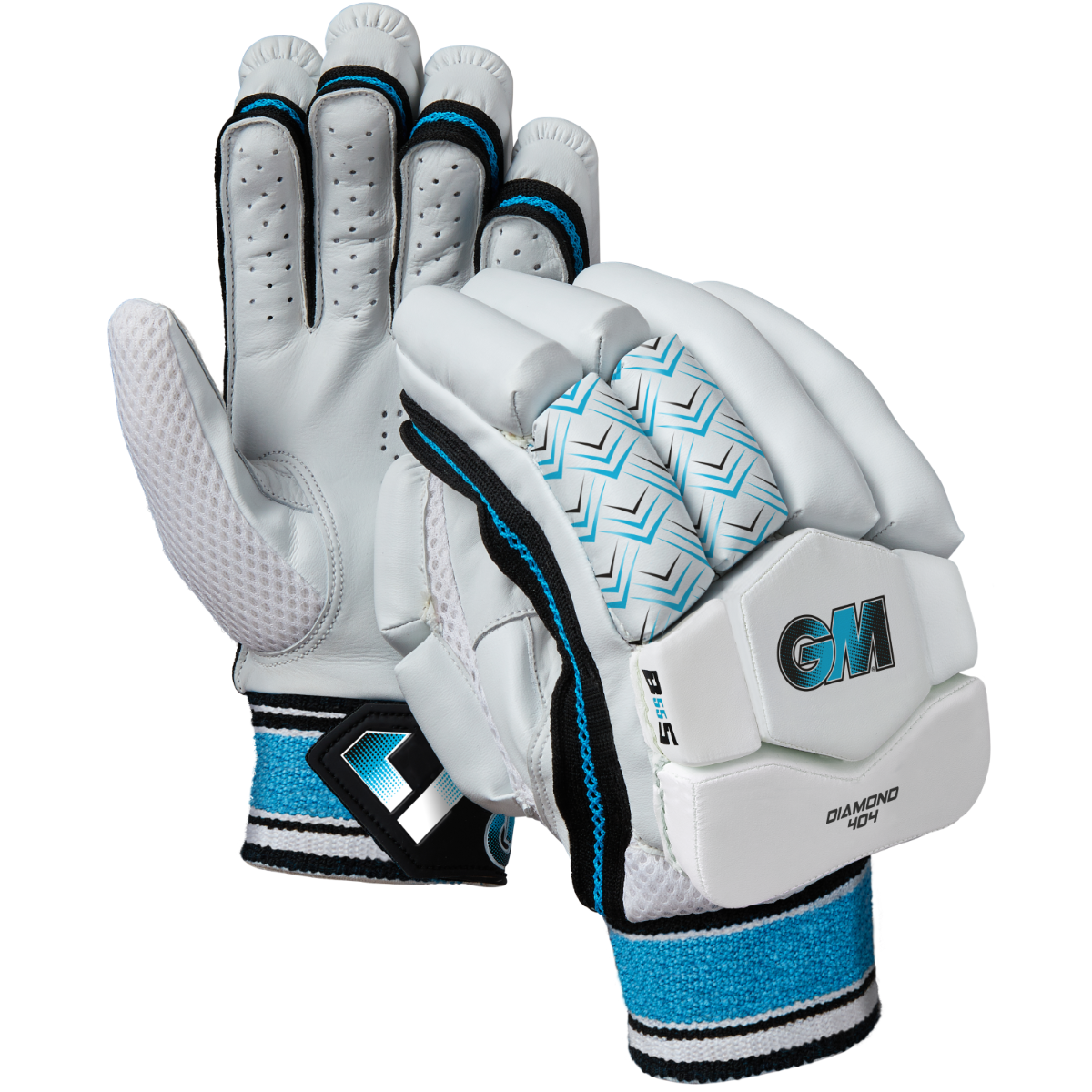 GM Diamond 404 batting gloves front and back view