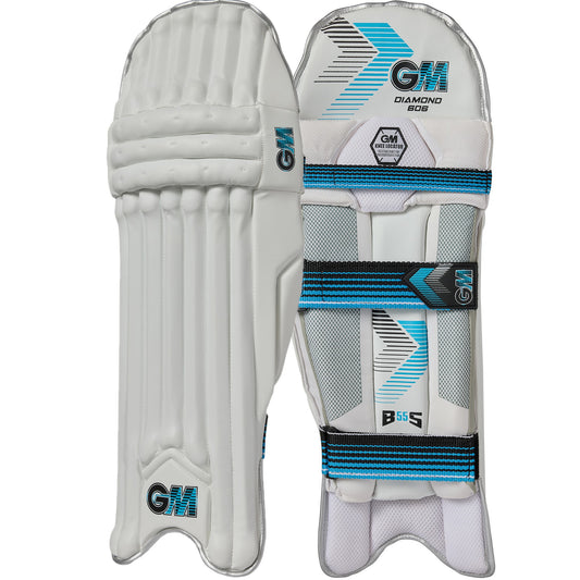 GM Diamond 606 batting pads front view