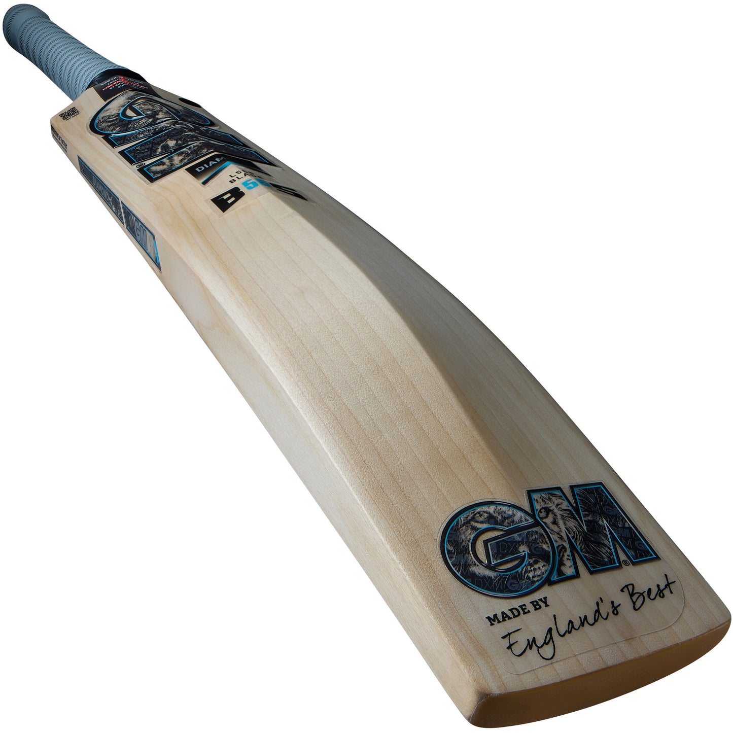 Angled view showing edge thickness of junior GM 606 bat
