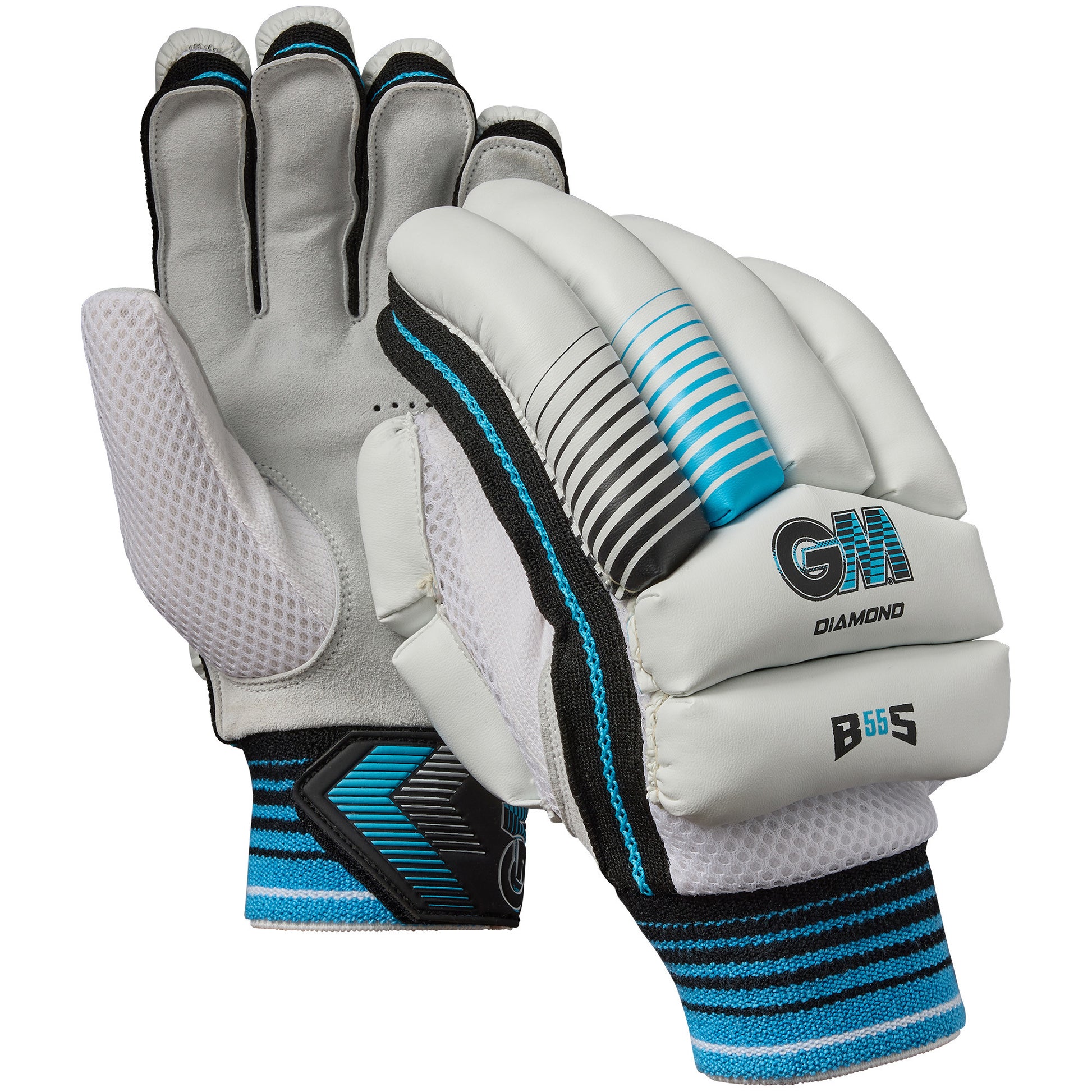 GM Diamond batting gloves front and back view