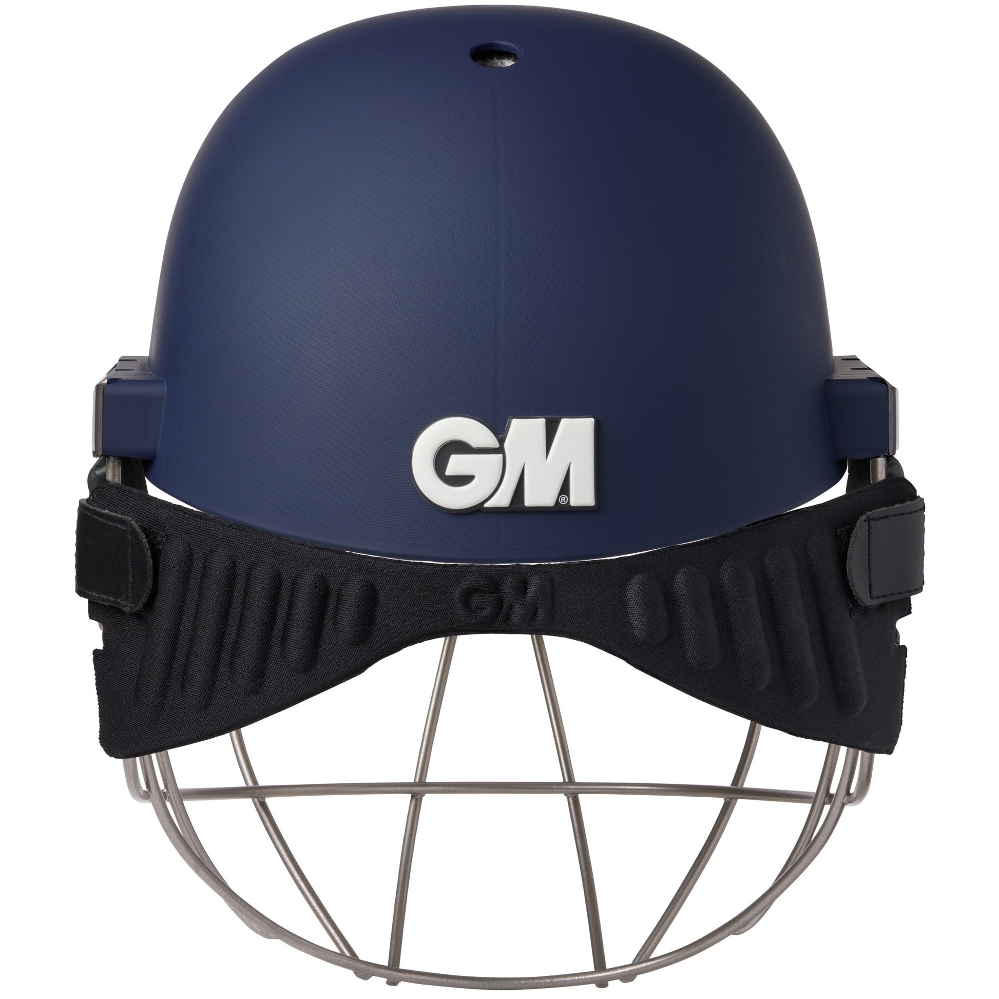Gunn and Moore Maestro neck protector attached to helmet