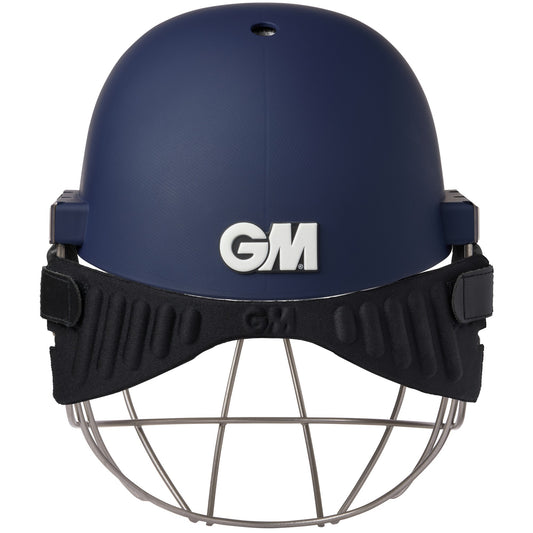 Gunn and Moore Maestro neck protector attached to helmet