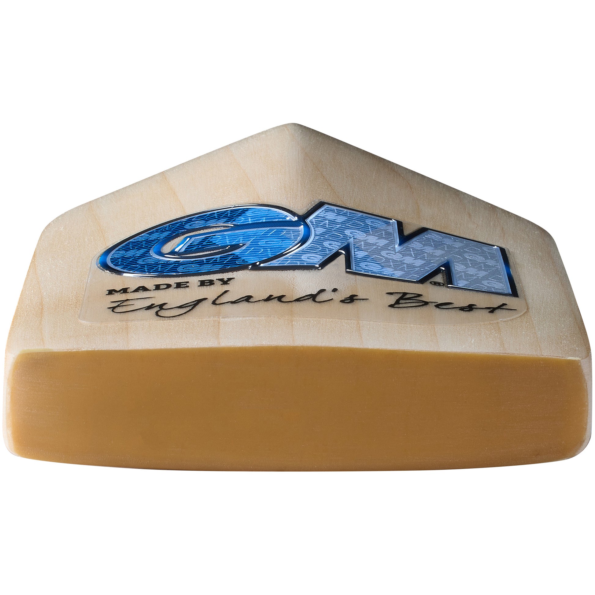 Toe view of GM Maxi 606 bat showing ToeTek™ protection and thick profile