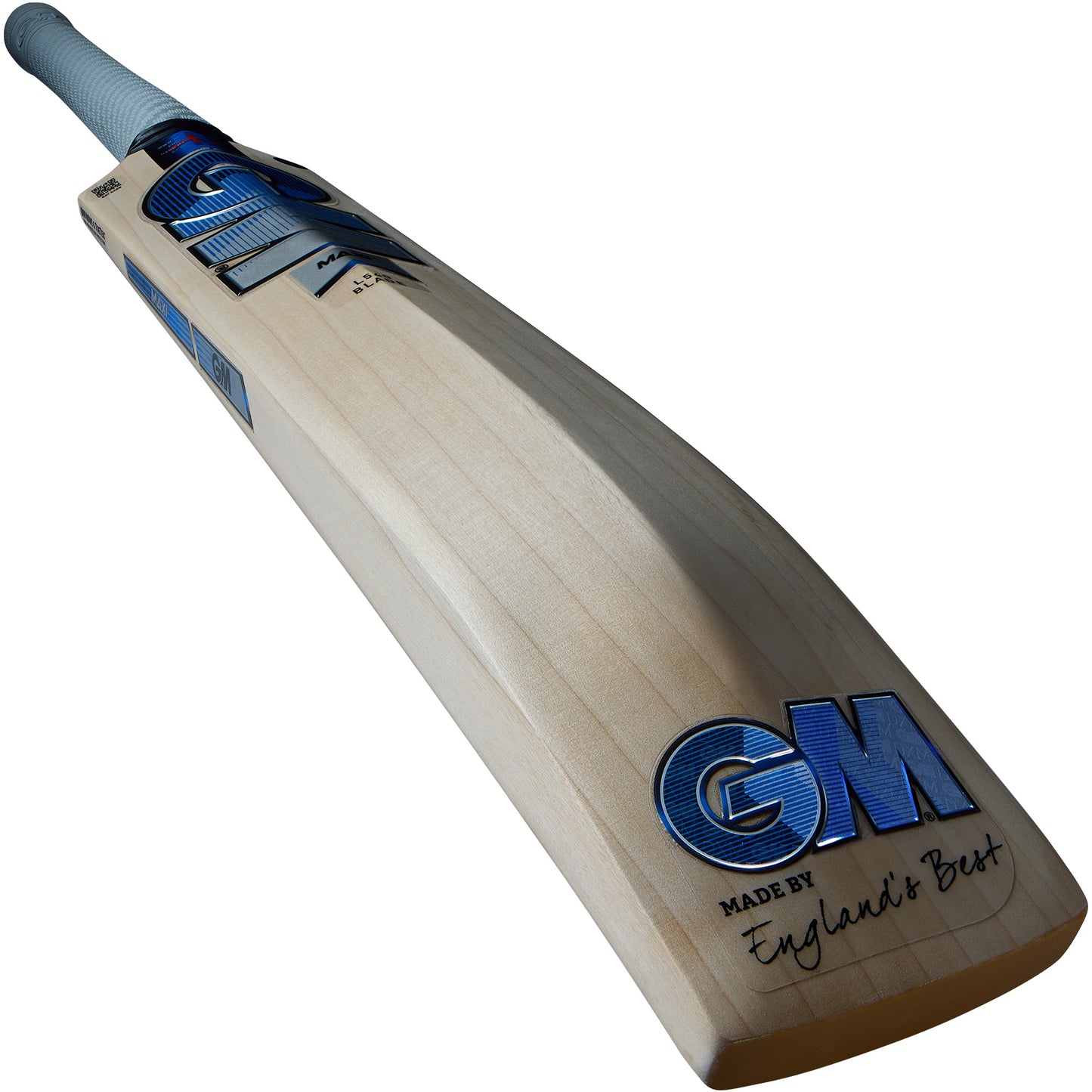 angled view showing spine and bold GM branding of Maxi LE bat