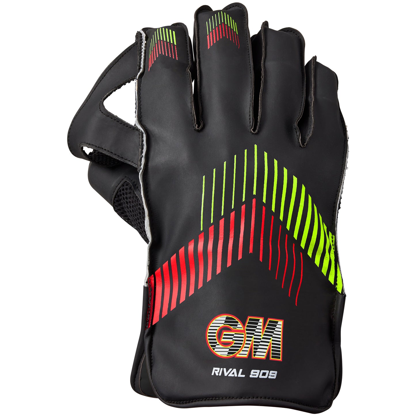 GM Rival 909 wicket keeping gloves front view