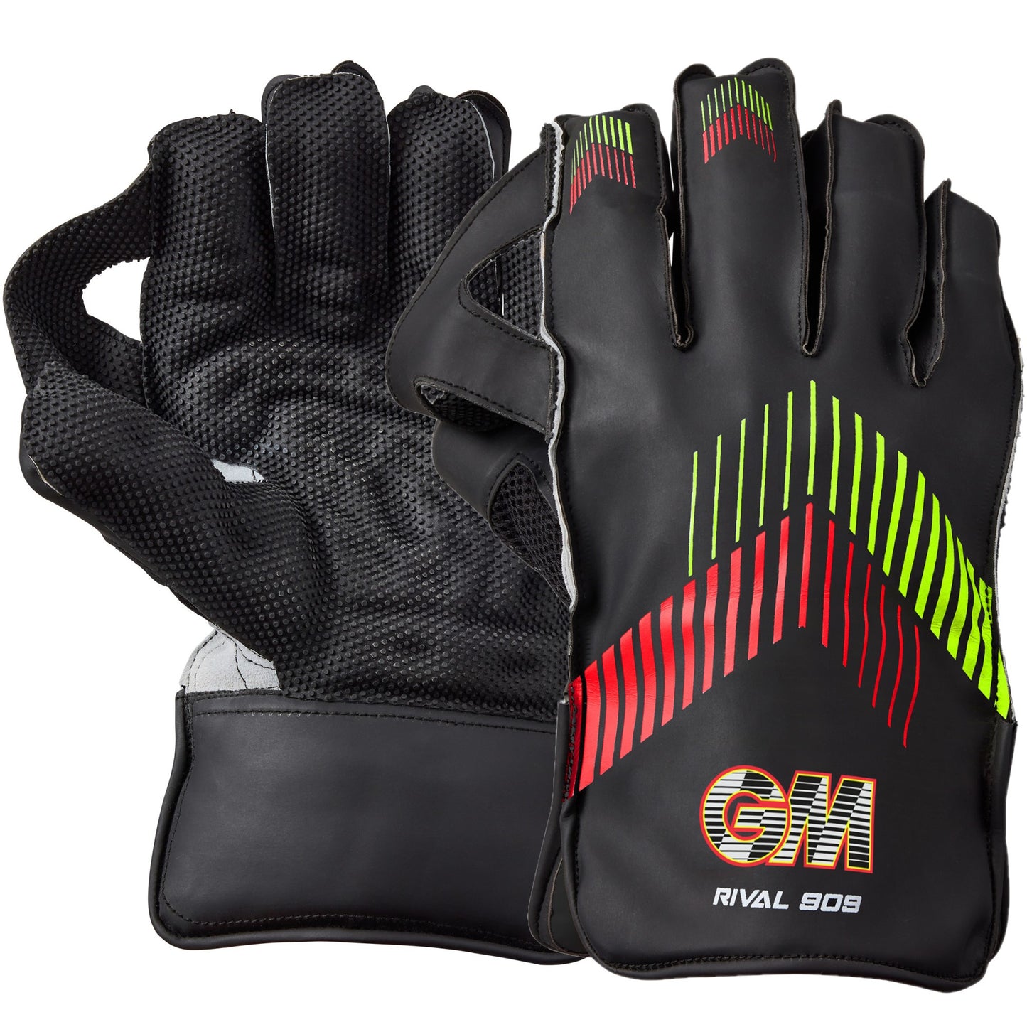 T web construction on GM Rival 909 wicket keeping gloves