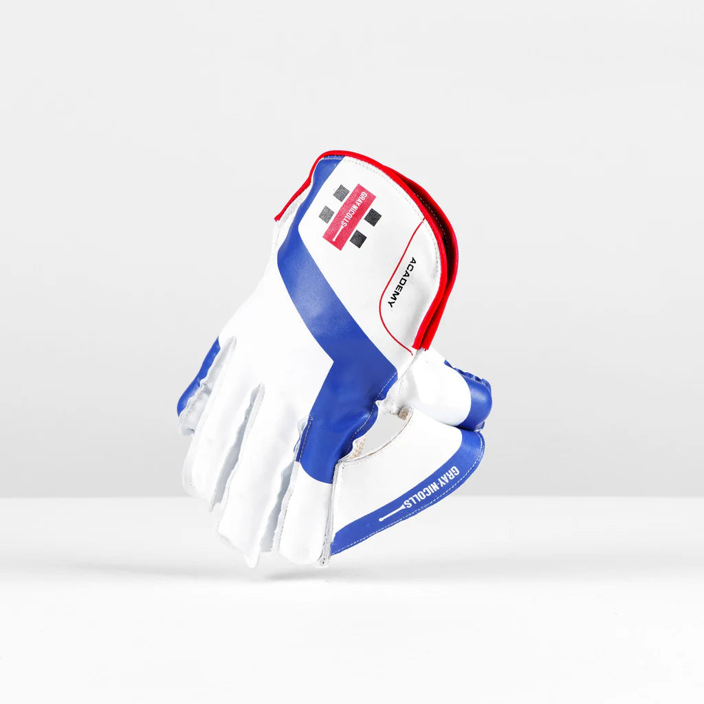 Gray Nicolls Classic Academy junior wicket keeping gloves back view