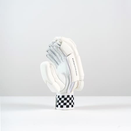 Side profile of right Gray-Nicolls Classic Prestige Batting Glove with logo