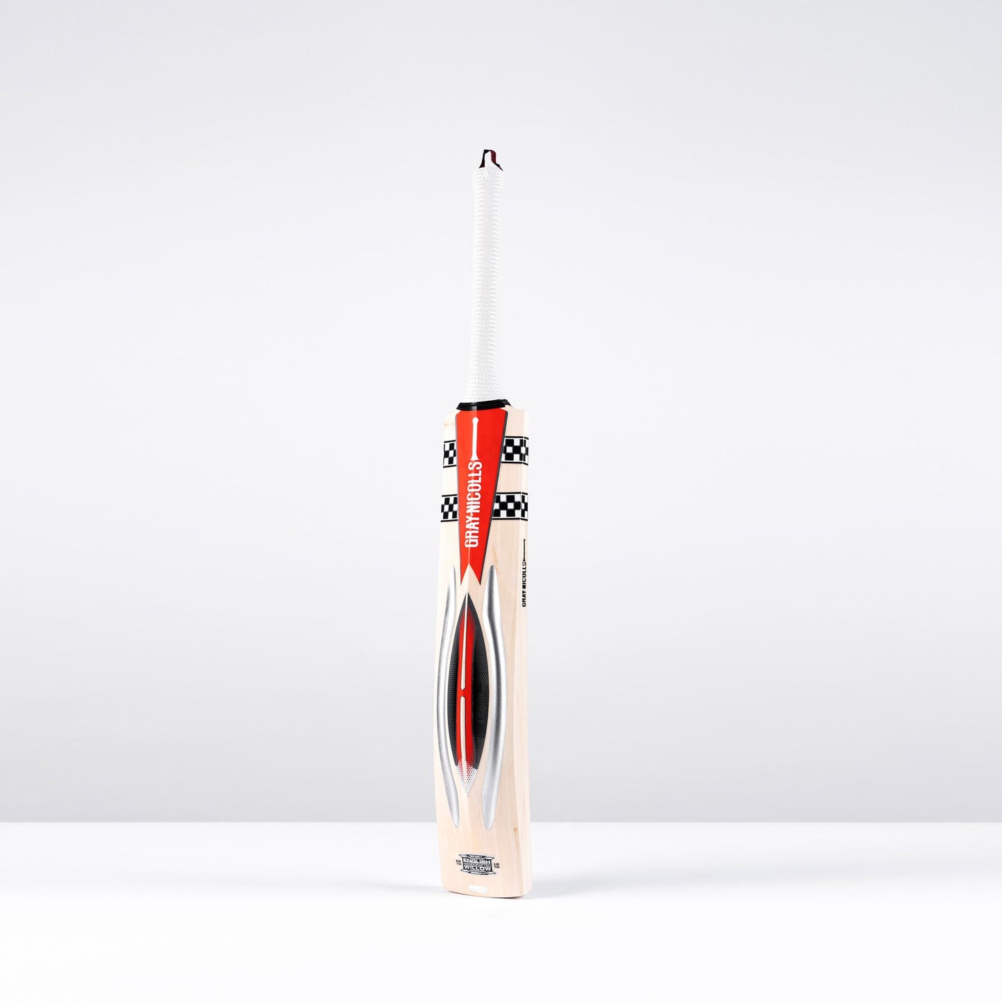 Angled rear view of Gray-Nicolls Power Scoop 500 bat showing branding