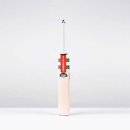 Front view of Gray-Nicolls PowerScoop Pro cricket bat showing full blade and branding