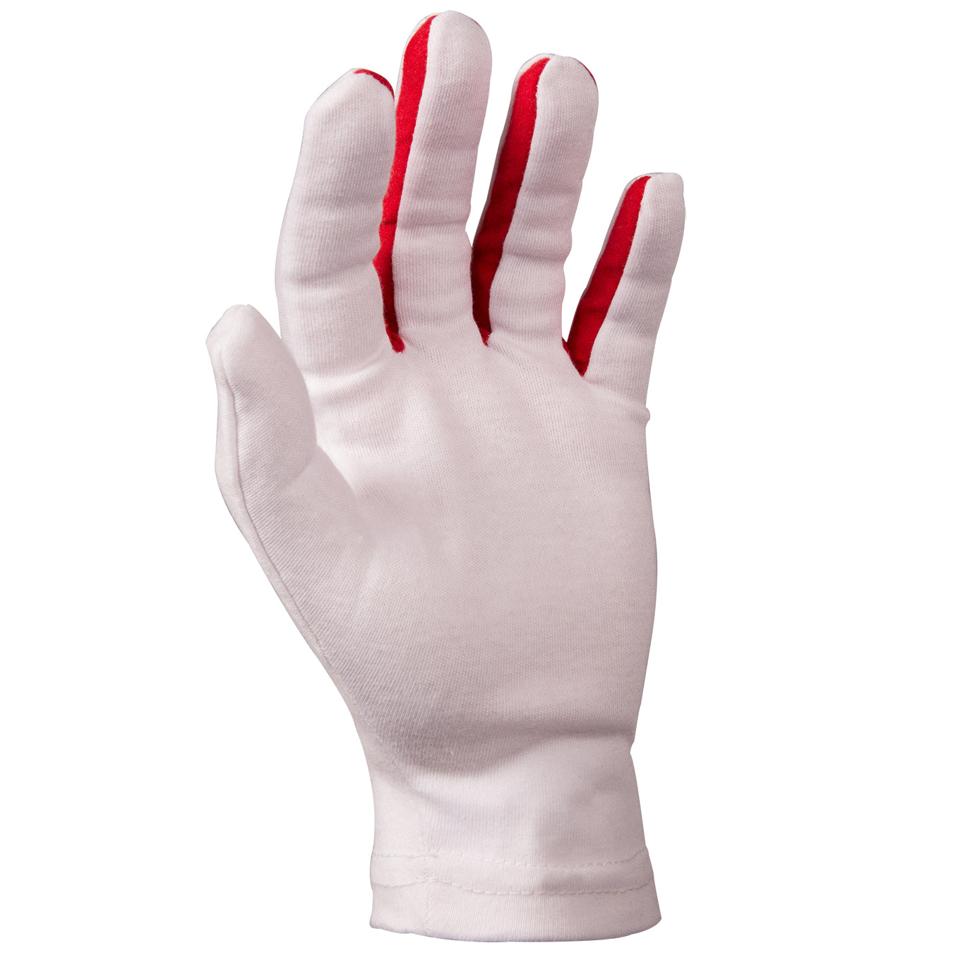 angled view of Gray-Nicolls Pro Batting Inners highlighting finger detail and fit