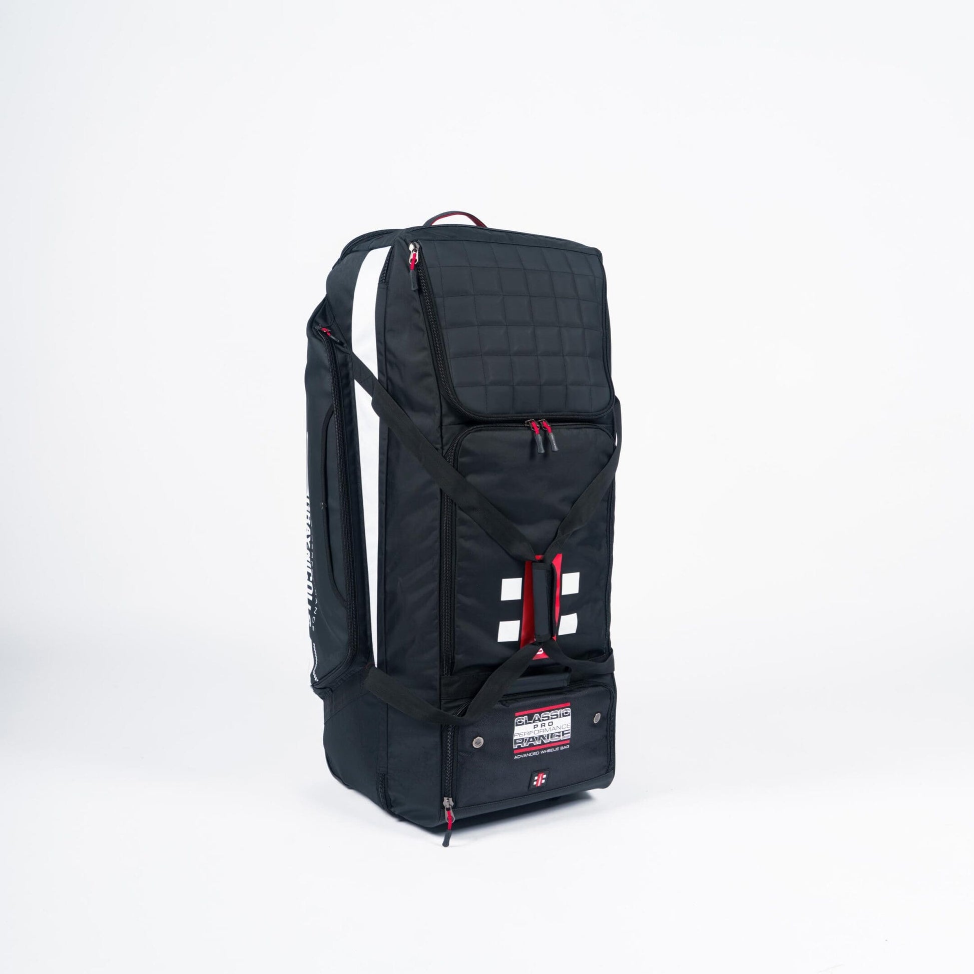 Gray-Nicolls Pro Performance Wheelie Bag – front view showing upright stance