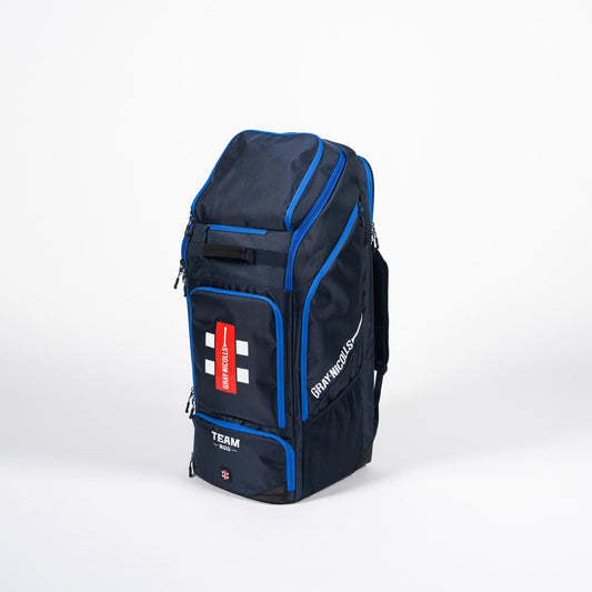 Gray Nicolls Team 800 blue cricket duffle bag front view