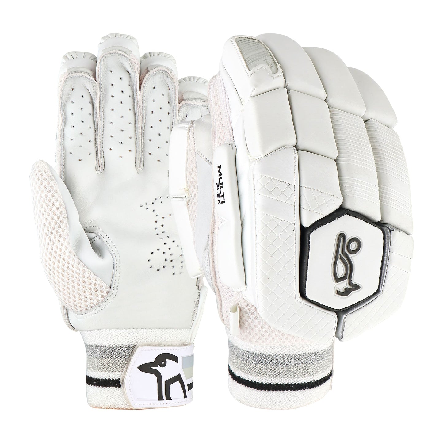 Back view of a Kookaburra 3.1 cricket batting glove showing ventilation and branding.