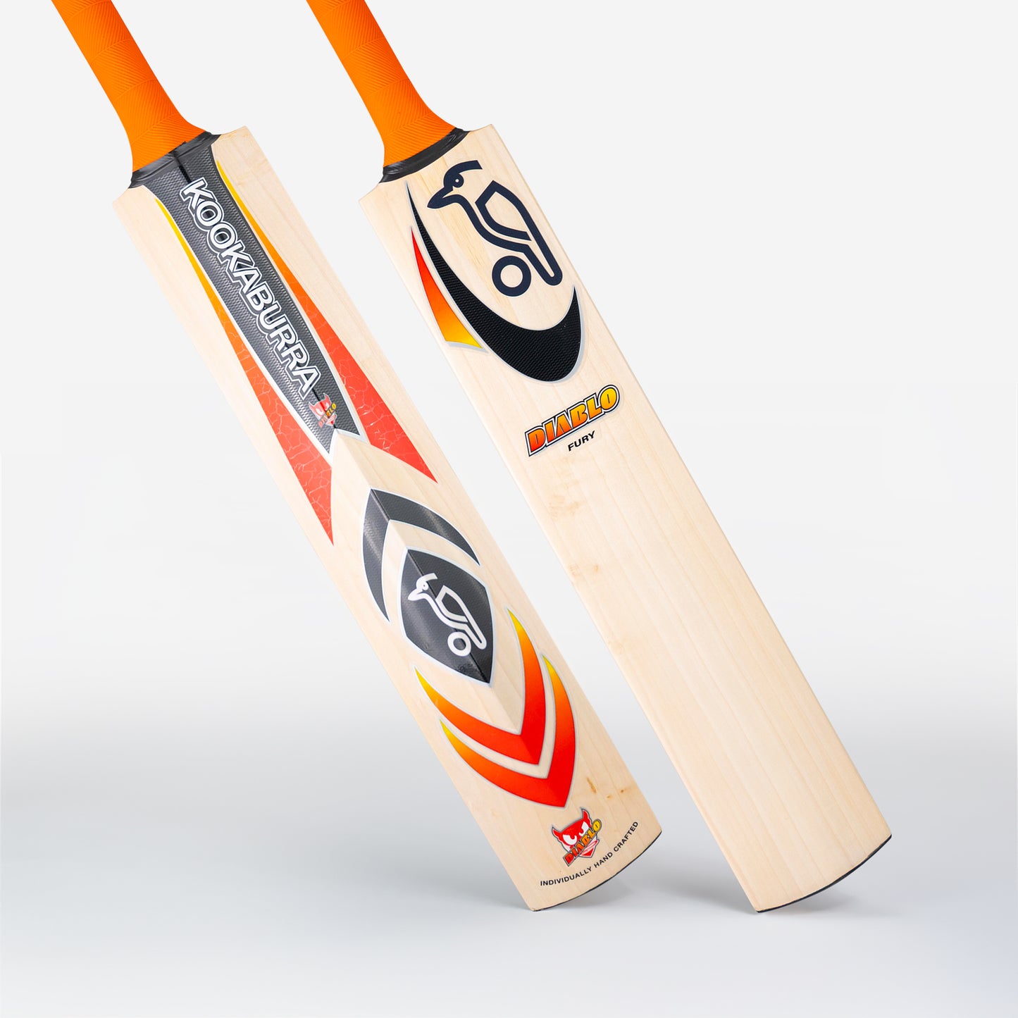 Edge thickness detail on Kookaburra Diablo Fury cricket bat
