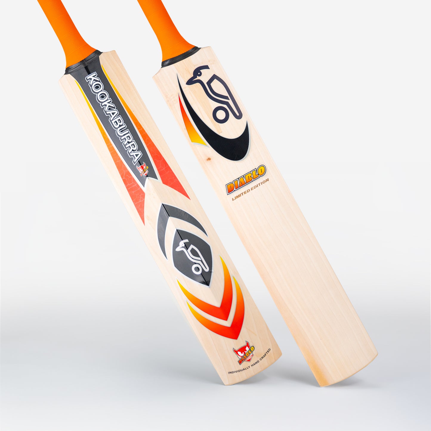 Side profile of Kookaburra Diablo Limited Edition cricket bat