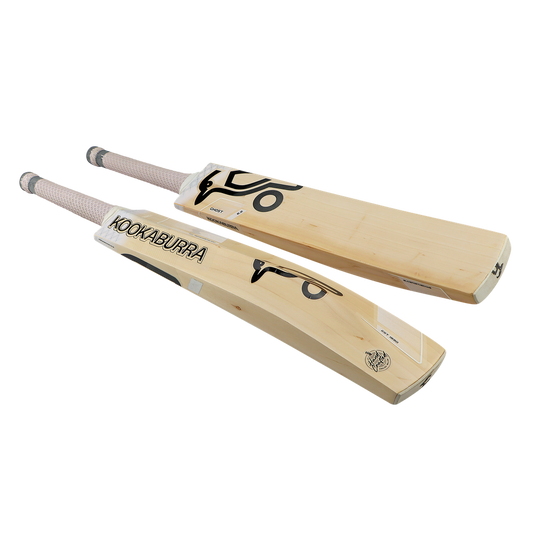 Angled view of Kookaburra Ghost 6.2 cricket bat