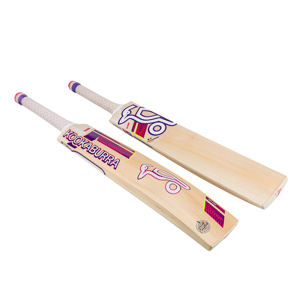 Angled view of Kookaburra Glare 4.1 Hero cricket bat