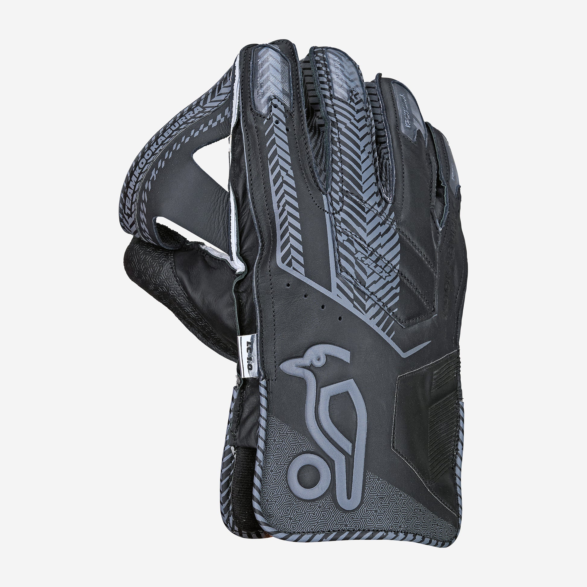 Back view of Kookaburra LC 1.0 wicket keeping gloves