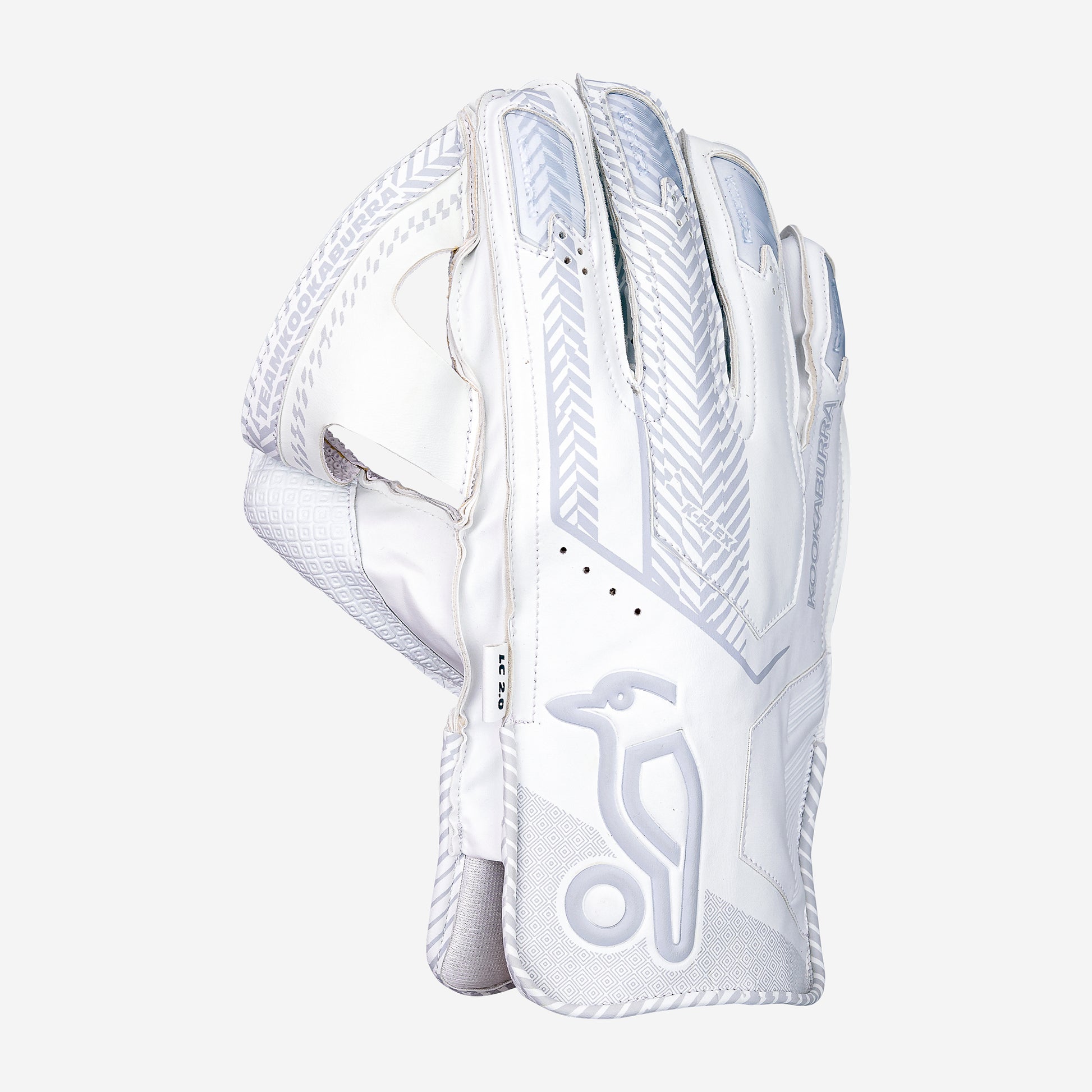 Back view of Kookaburra LC 2.0 wicket keeping gloves