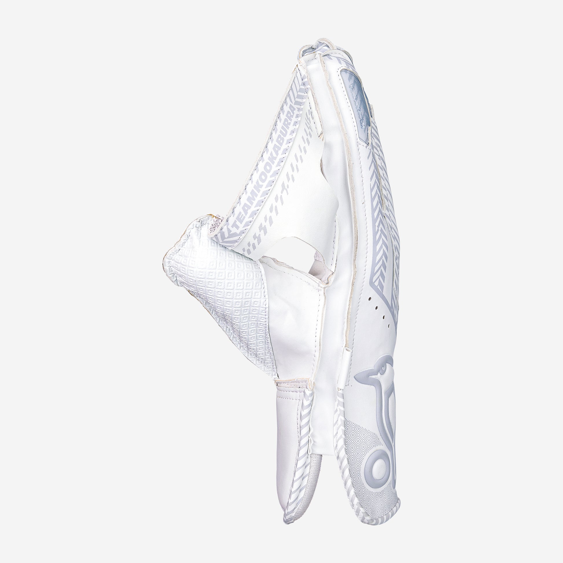 Side profile of Kookaburra LC 2.0 wicket keeping gloves