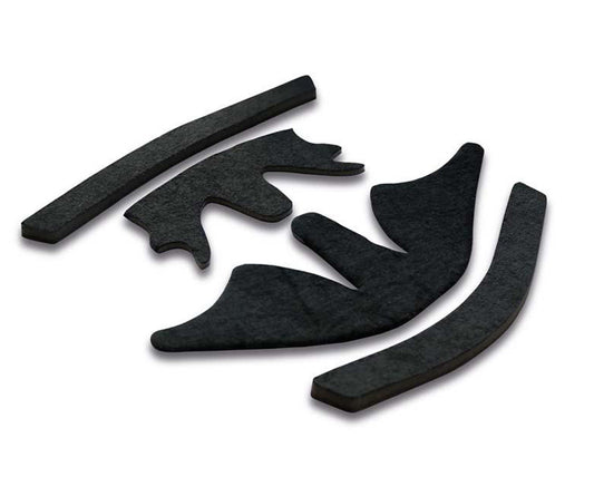 Spare internal foam padding set for Masuri cricket helmets, including multiple replacement comfort inserts
