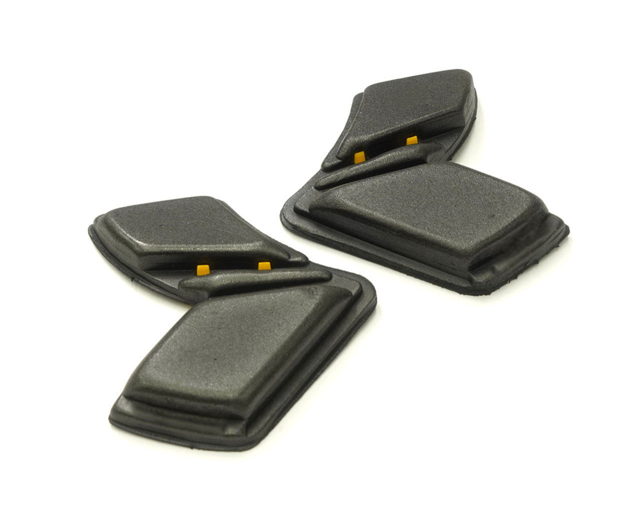 Front view of Masuri spare ear pads set for senior cricket helmets