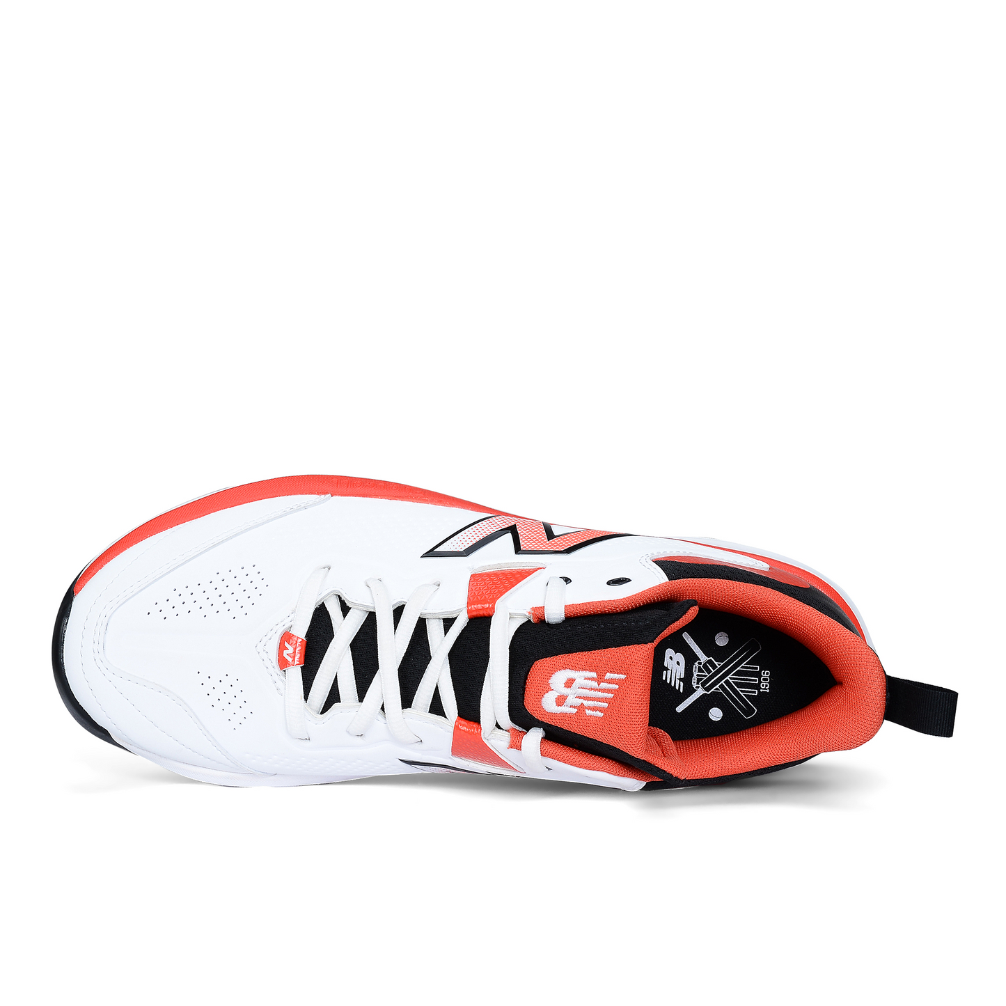 Top view of New Balance CK4030F6 cricket shoe