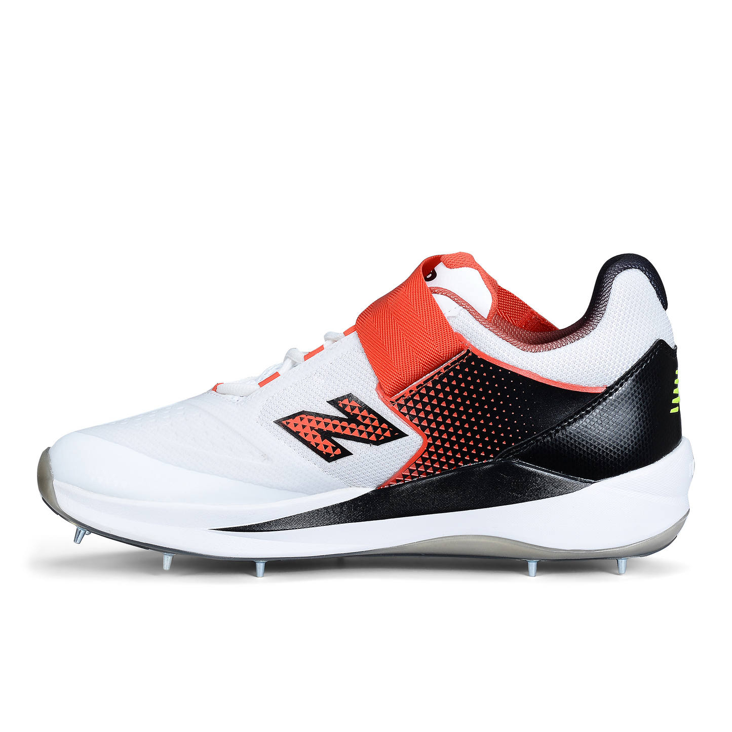 Rear view of New Balance CK4040F7 cricket shoe